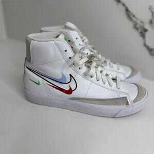 Nike Blazer Mid '77 GS Swoosh Pack Kids High-Top Sneakers Multicolor
